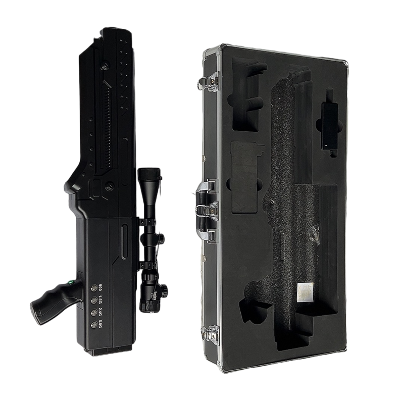  杜集手持便携式枪型低空防御反制四通道A型